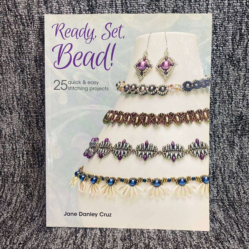Ready Set Bead Jane Danley Cruz Instructional Jewelry Making Book 25 Projects